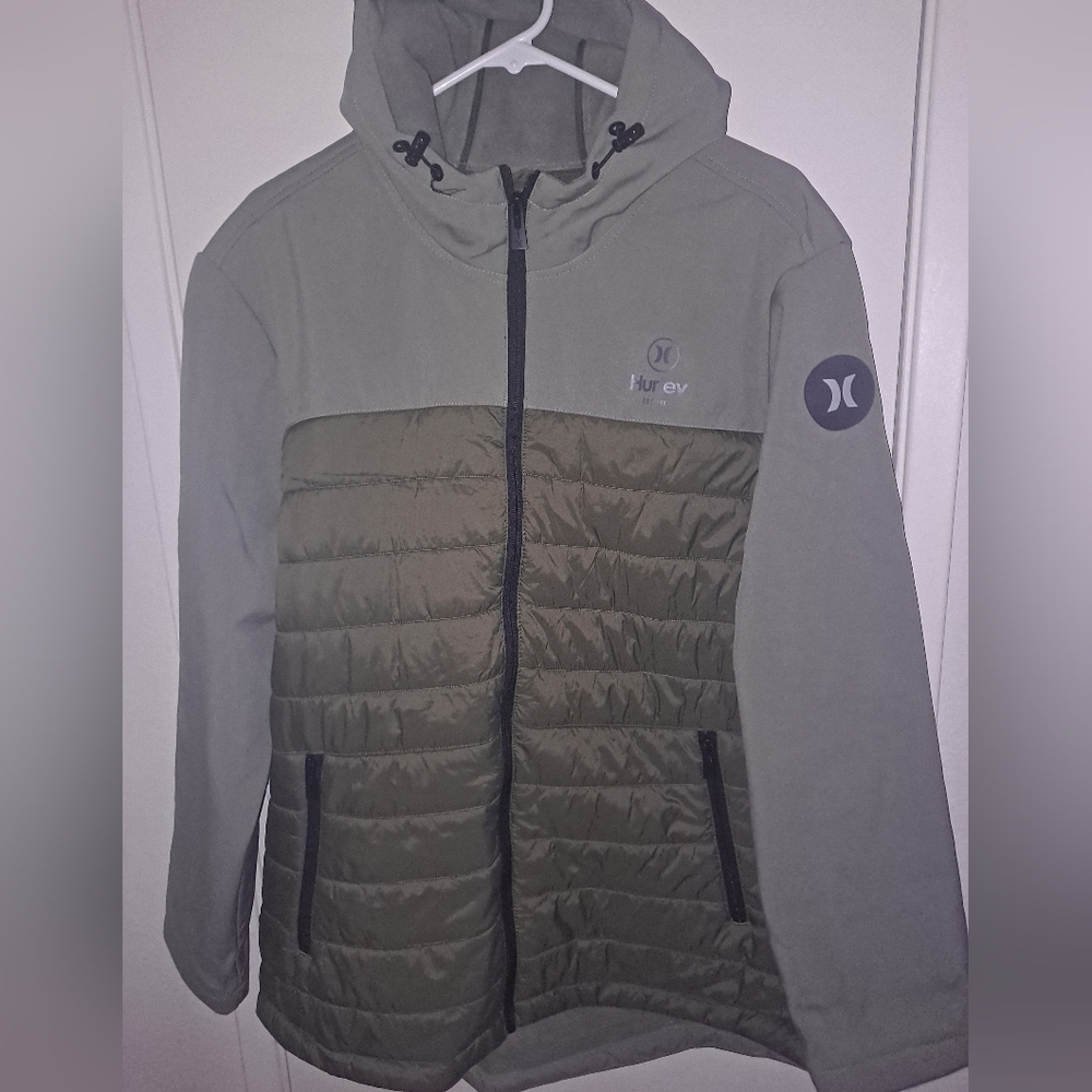 Hurley Men's Jacket (Army Green)